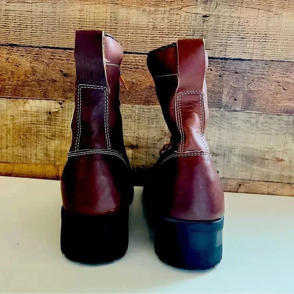 NWT Vintage The Gorilla Shoe Vibram Leather Boots - Picture 4 of 11